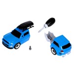 Трансформер 2в1 BONDIBOT Bondibon робот-автомобиль с отвёрткой, джип синий с багажником, BOX 21x10х13 см, арт. M1478-17C.