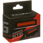 Фонарь велосипедный STG,TL5407, задний, USB, резин. Хомут. Аккум (3.7V 550mAh) черный