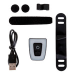 Фонарь  задний STG BC-TL5555, 20 lm, 500mAh, USB, черный