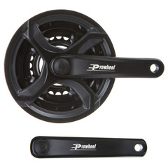 Шатуны PROWHEEL TA-CQ02 152MM; CHAINRINGS 24/34/42T w/PLASTIC BLACK CHAINGUARD